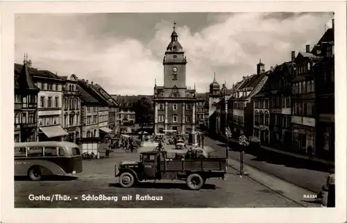 Gotha - Schlossberg mit Rathaus -41848