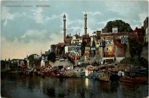 Benares - Aurungzebes Mosque -418428