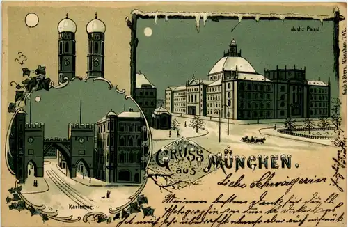 Gruss aus München - Litho -419024