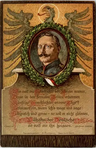 Wilhelm II der Deutsche - Feldpost -417540