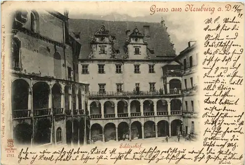 Gruss aus Neuburg - Schlosshof -419200