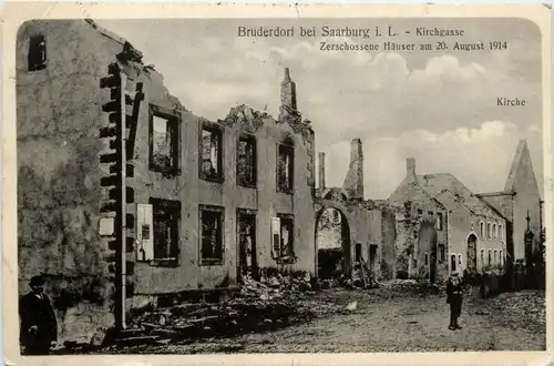 Bruderdorf bei Saarburg - Kirchgasse -418844