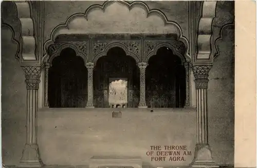 The Throne of Deewan - Agra -418454