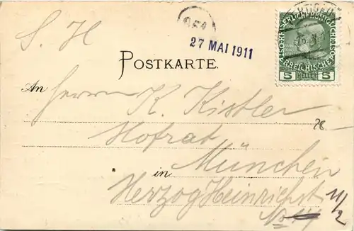 Gruss vom Achensee - Litho -419382