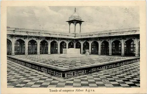 Agra - Tomb of emperor Akber -418508