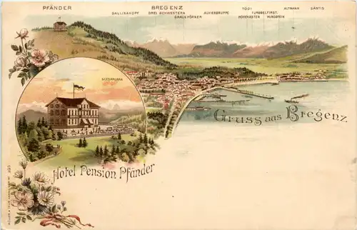 Gruss aus Bregenz - Litho -419438