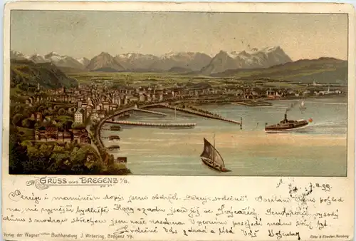 Gruss aus Bregenz - Litho -419456