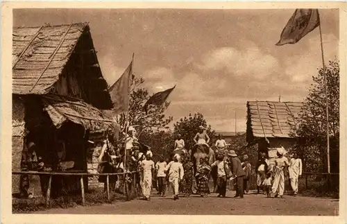 Völkerschau Hagenbecks Tierpark - Inder -418618