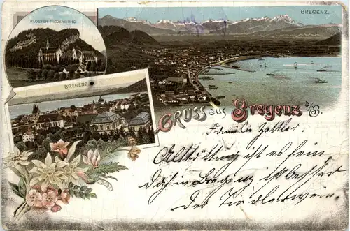 Gruss aus Bregenz - Litho -419516