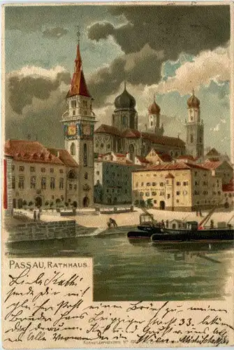 Passau - Rathaus - Litho -419570