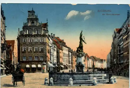 Augsburg - Am Merkurbrunnen -418802