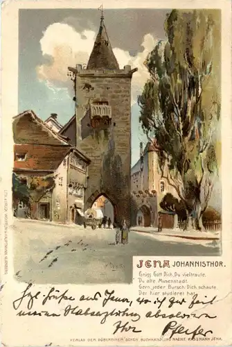 Jena - Johannisthor - Litho -419674