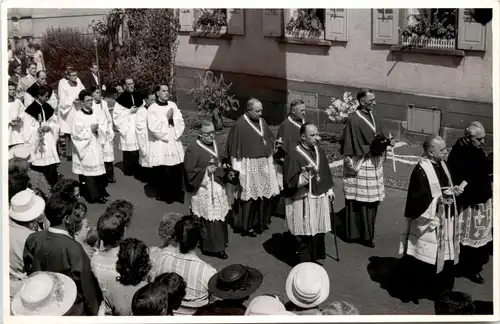 Freiburg - Fronleichnam Prozession 1962 -419698