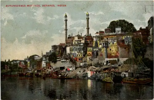 Benares - Aurungzebes Mosque -418432