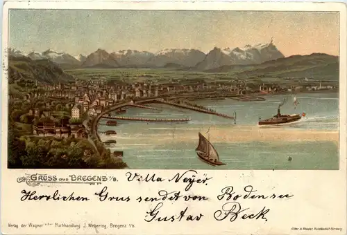 Gruss aus Bregenz - Litho -419434