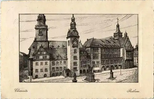 Chemnitz - Rathaus -41904