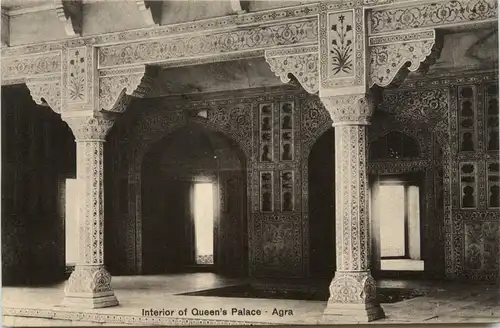 Interior of Queens Palace - Agra -418468