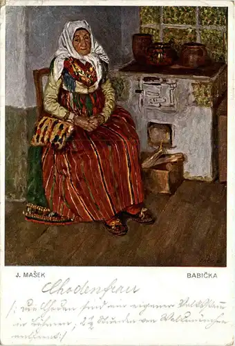 Künstlerkarte J. Masek -419130