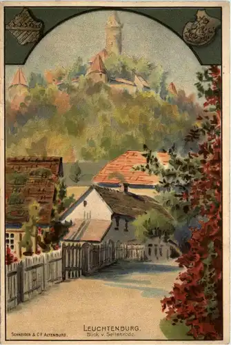 Leuchtenburg - Litho - Seitenroda -419662