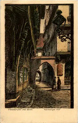 Frankfurt - Nürnberger Hof - Künstler D. Müller -41920