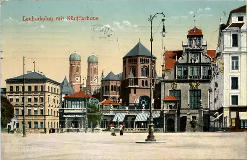 München - Lenbachplatz mit Synagoge -418986