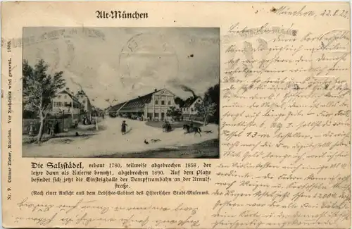 Alt München - Die Salzstädel -418940