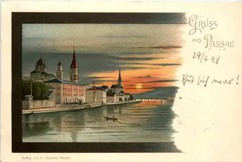 Gruss aus Passau - Litho -419566