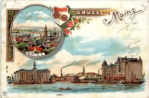 Gruss aus Mainz - Litho -419636