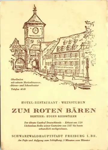 Freiburg - Hotel zum roten Bären -419694