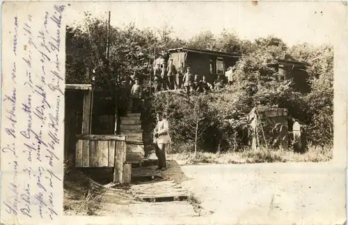 Waldlager in Frankreich 1. Weltkrieg -419836