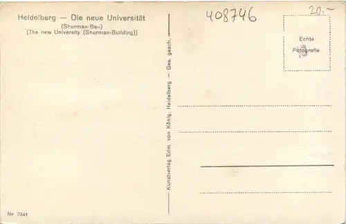 Heidelberg - die neue Universität -419322