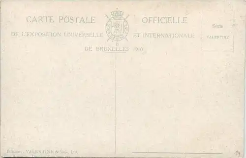 Exposition Universelle de Bruxelles 1910 -419944