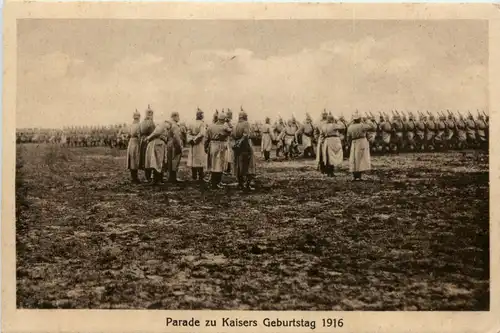 Parade zu Kaiser Wilhelm II Geburtstag 1916 -419962