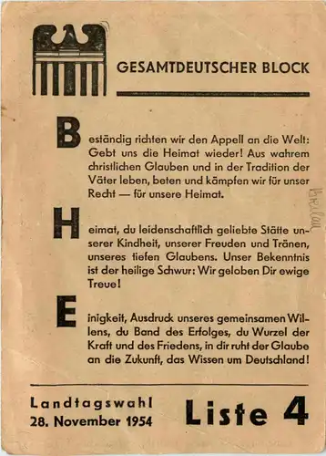 Breslau - Gesamtdeutscher Block -420126