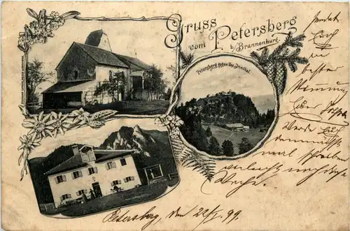 Gruss vom Petersberg bei Brannenburg -420634
