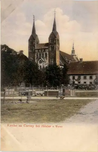 Höxter - Kirche zu Corvey -420906