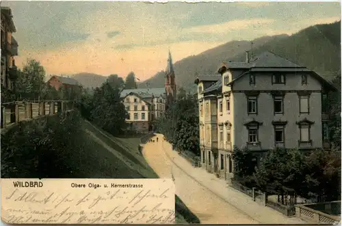 Wildbad - Obere Olga und Kernerstrasse -420104