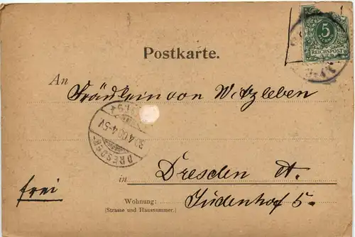 Berlin - Kaiser Wilhelm II auf einem Spazierritt -421588