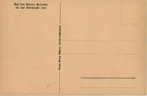 Das Pfarrhaus zu Sesenheim - Zeichnung von Goethe -42460