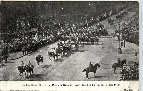 Berlin - Einzug Kaiser Franz Josef 1900 -421592