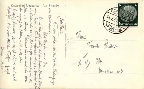 Ostseebad Ueckeritz - Am Strande -42286