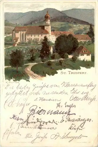 St. Trudpert - Litho - Münstertal -420668