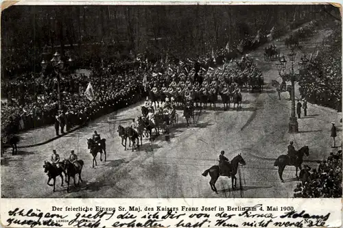 Berlin - Einzug Kaiser Franz Josef 1900 -421798