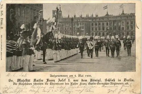 Berlin - Einzug Kaiser Franz Josef 1900 -421472