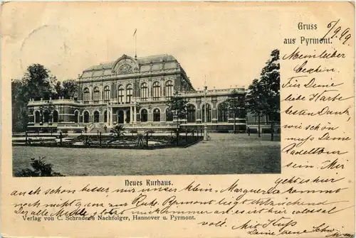 Gruss aus Pyrmont - Neues Kurhaus -421186