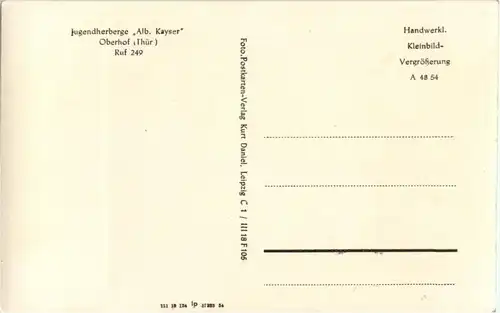 Oberhof - Jugendherberge Albert Kayser -42216