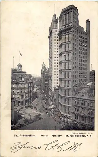 New York - St. Paul Buildings - Post Office -43080