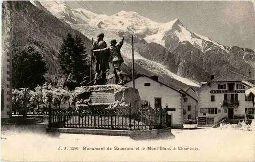 Chamonix - Monument de Saussure -42926