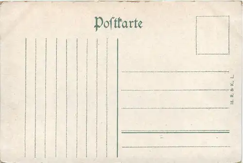 Berlin - Unser Kaiser an der Spitze der Fahnencompagnie -421762