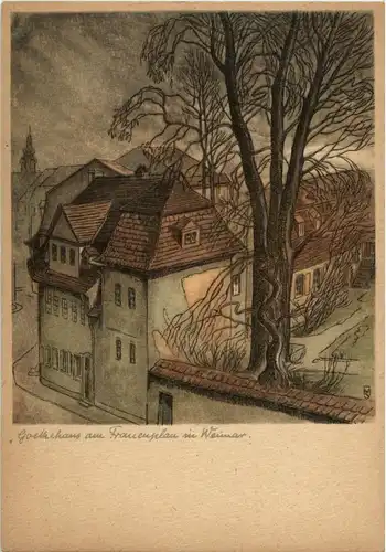 Goethehaus am Frauenplau in Weimar -42470